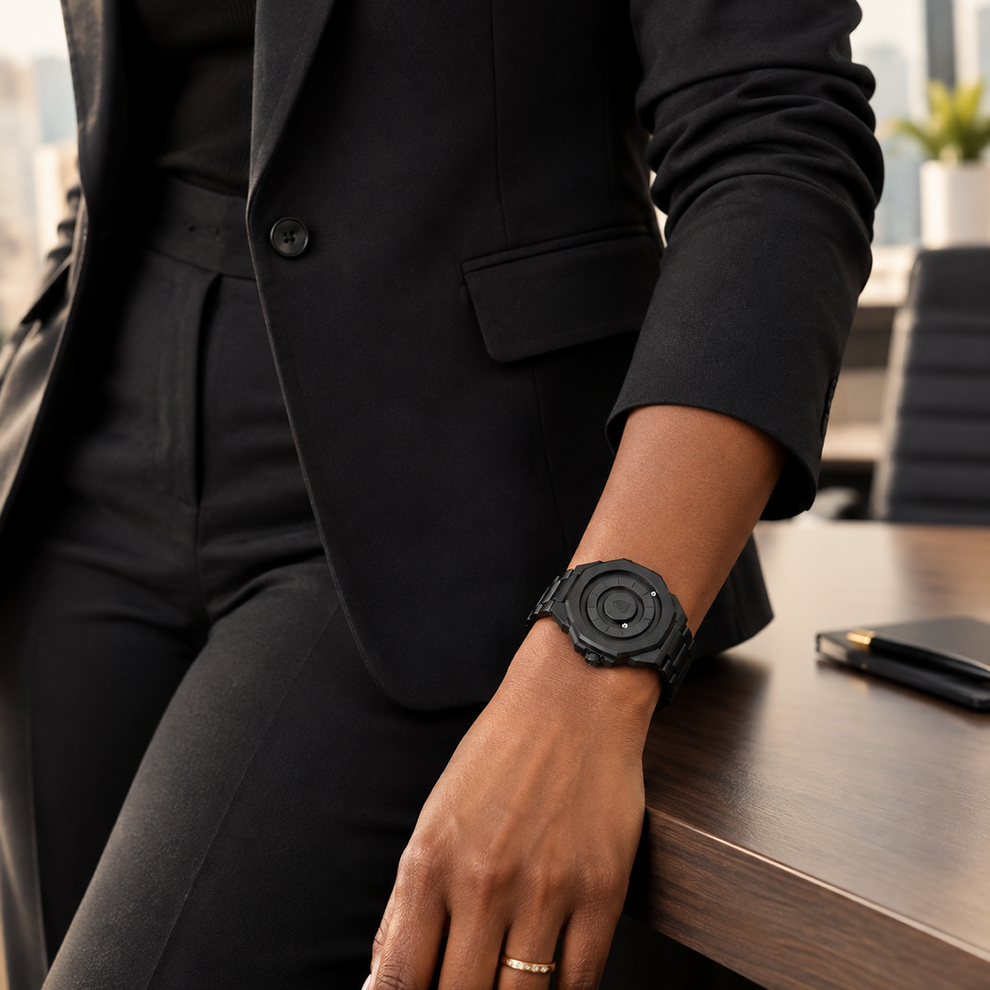 Montre Poedagar 670 - Acier Inoxydable, Style Affirmé