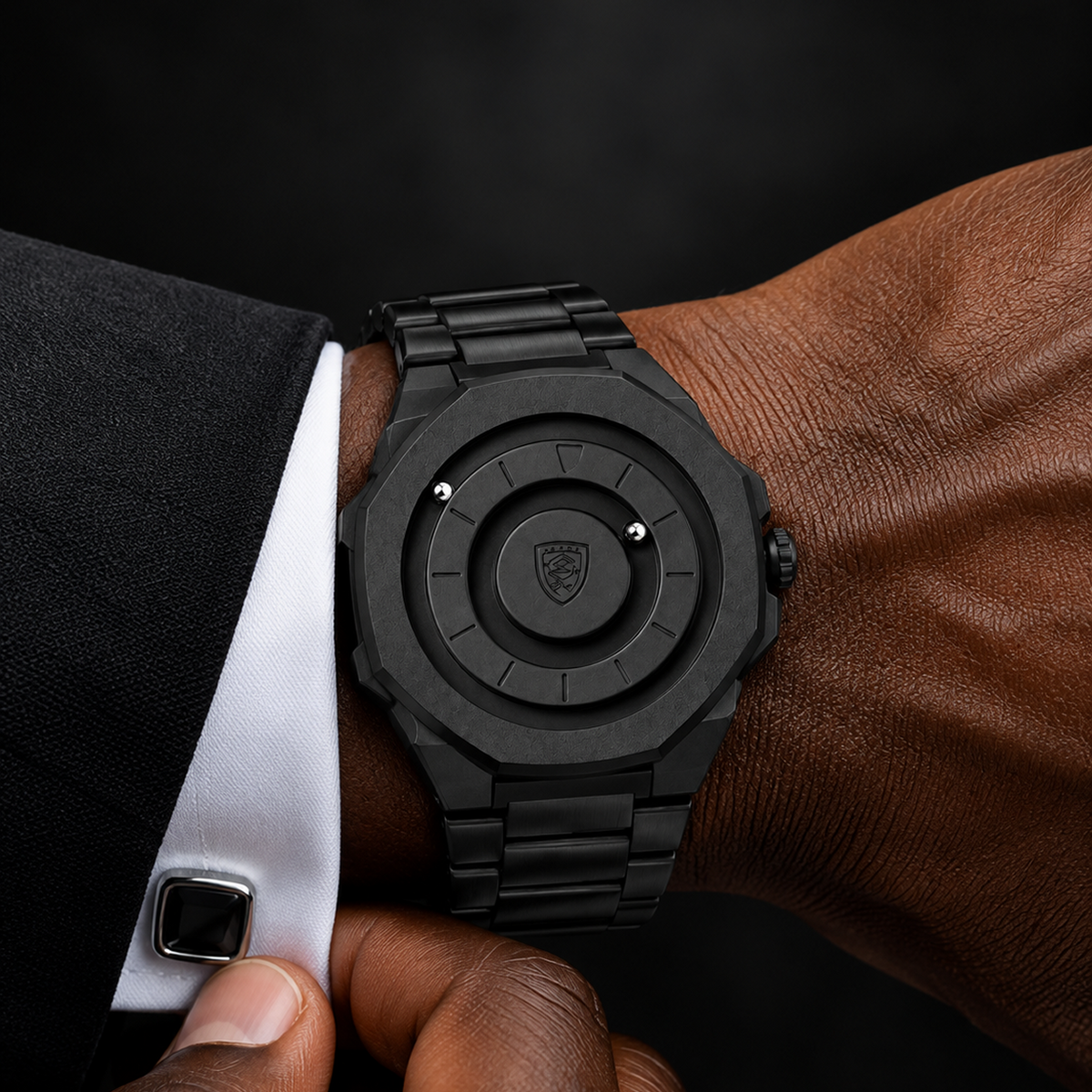 Montre Poedagar 670 - Acier Inoxydable, Style Affirmé